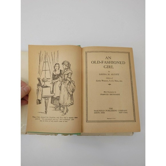An Old-Fashioned Girl Louisa Alcott- Brundage 1928 - Picture 8 of 11